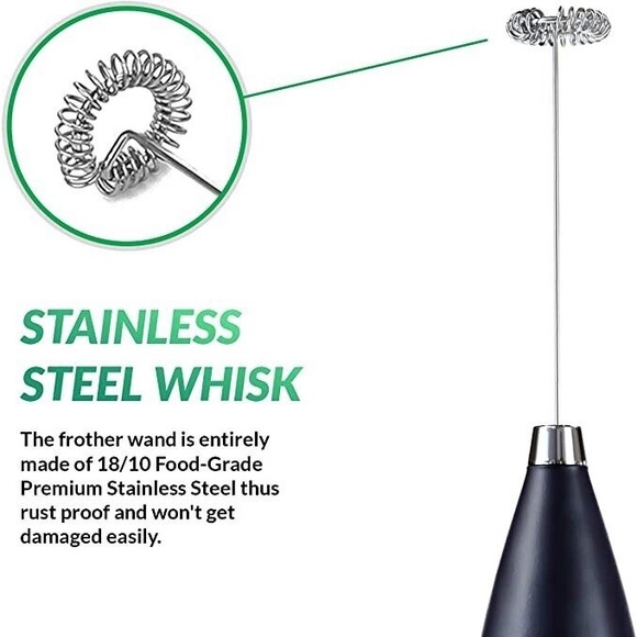 Electric Milk Frother And Whisk - Picture 5 of 5